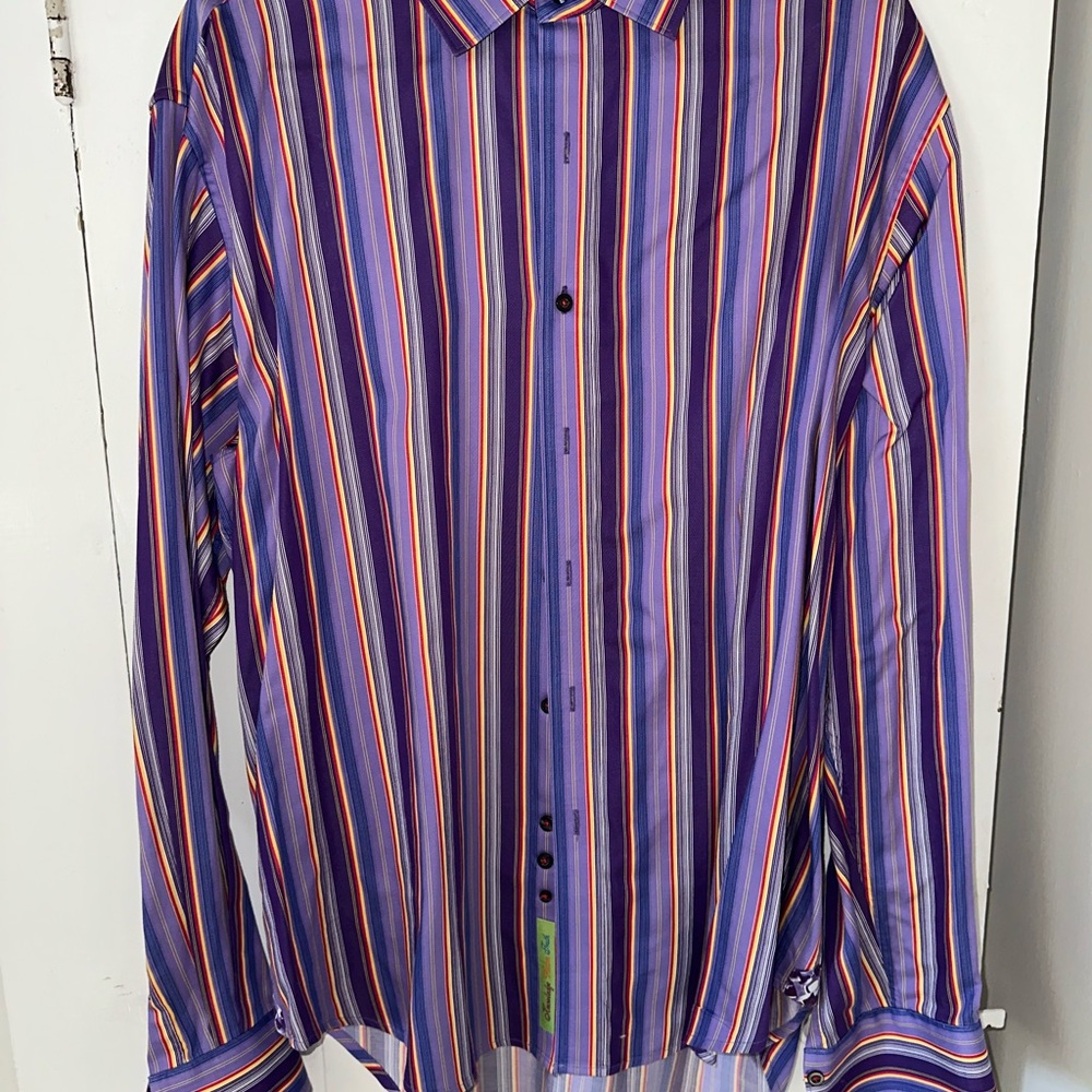 Robert Graham Multicolor Striped Shirt